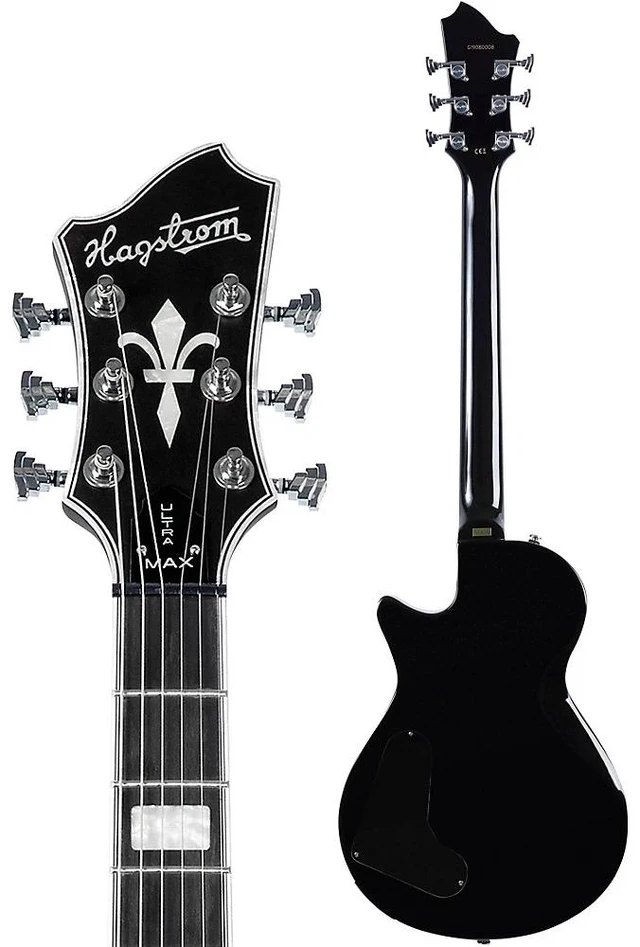 Alt view image 5 of 5 - Hagstrom Ultra Max Electric Guitar - Dark Storm Gloss