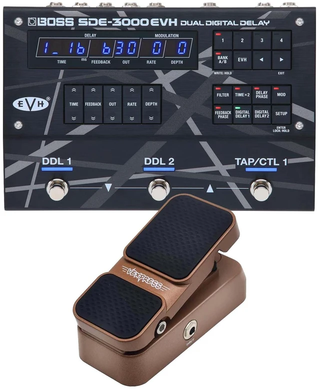 Main image of BOSS SDE-3000EVH Dual Digital Delay Pedal, SONICAKE Vexpress Pedal Bundle
