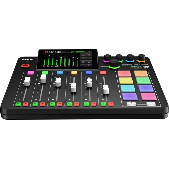 Alt view image 3 of 7 - Rode RODECaster Pro II, USA GEAR Mixer Case Bundle