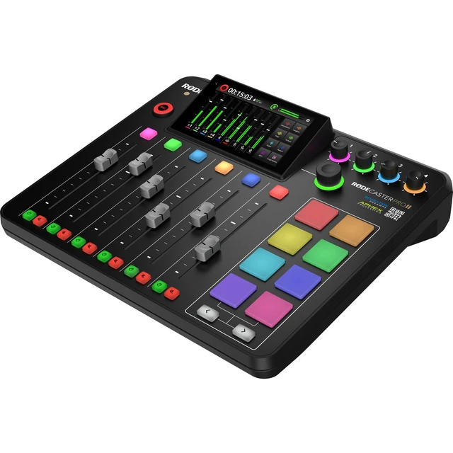Alt view image 4 of 7 - Rode RODECaster Pro II, USA GEAR Mixer Case Bundle