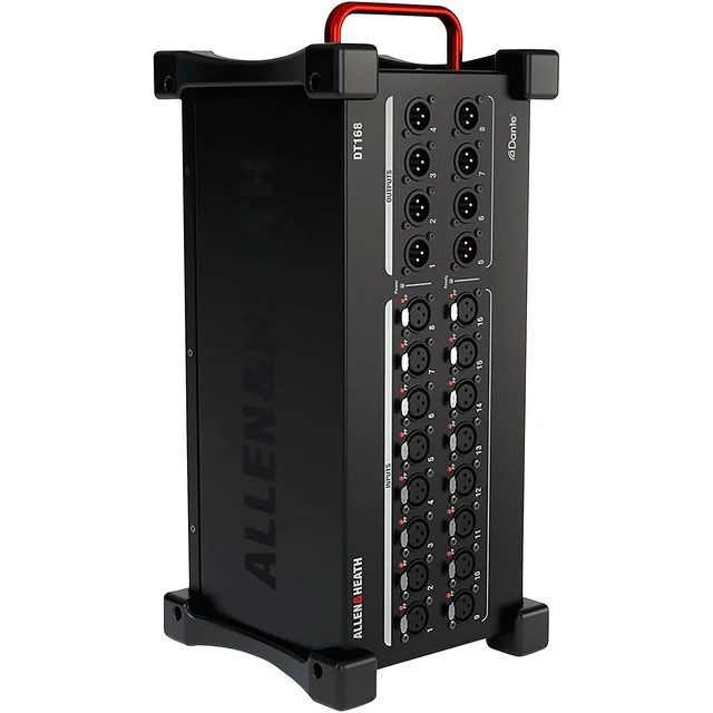 Alt view image 4 of 7 - Allen & Heath DT168 16-input Dante, A&H Rackmount Kit, Gator GRB-4U Case Bundle