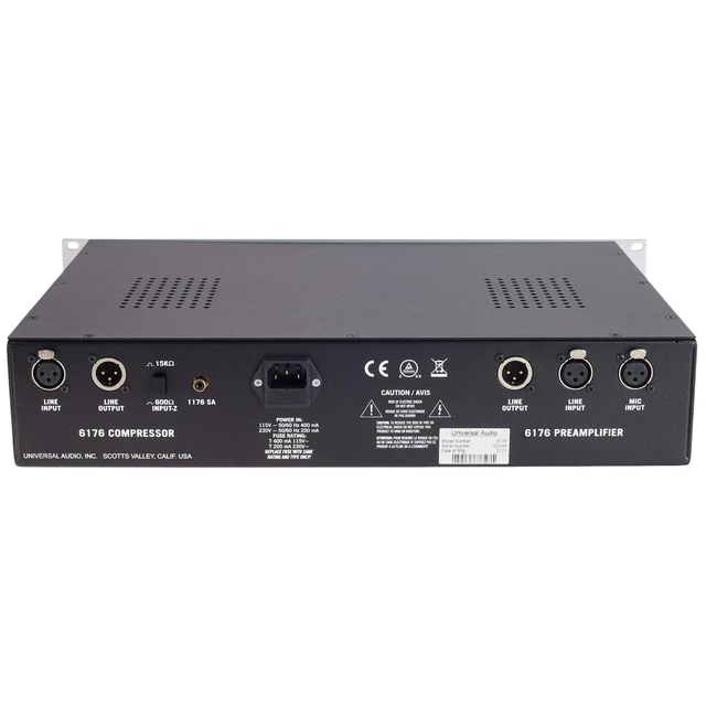 Alt view image 5 of 6 - Universal Audio 6176 Vintage Tube Channel, Gator G-PRO-2U-19 Bundle