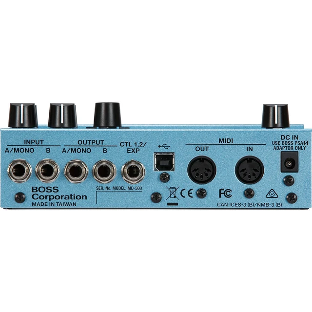 Alt view image 3 of 4 - BOSS MD-500 Effects Pedal Guitars, (4) 1/4 Cables Bundle