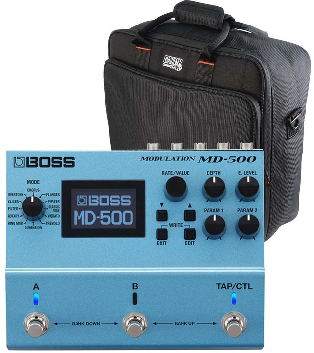 Main image of BOSS MD-500 Effects Pedal Guitars, G-MIXERBAG-1515 Bundle