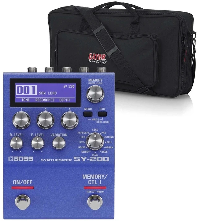 Main image of Boss SY-200 Guitar Synthesizer Pedal, Gator GK-2110 Bundle