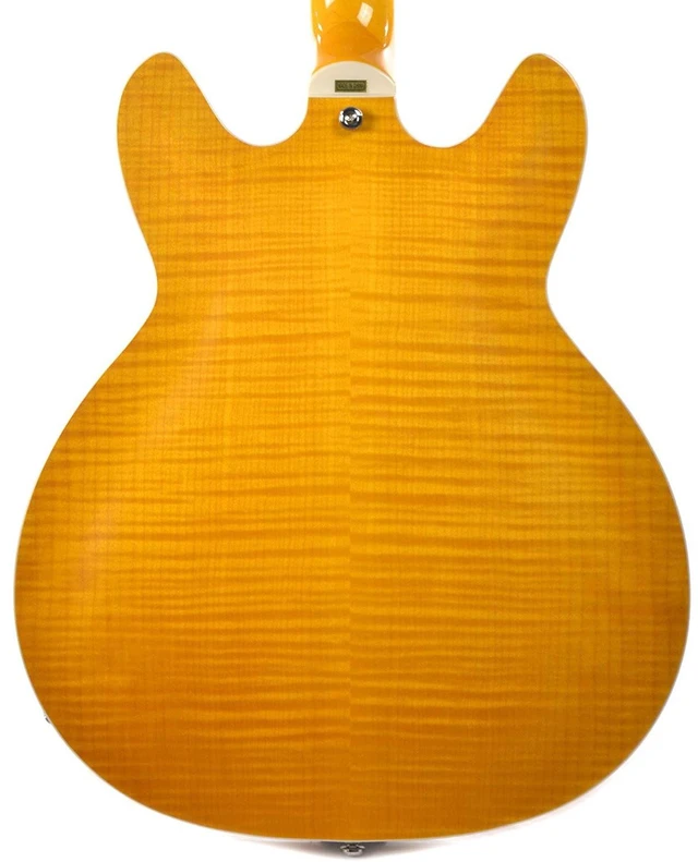 Alt view image 5 of 7 - Hagstrom Super Viking Flame Maple Guitar - Dandy Dandelion, Fender Frontman 10G, Gator GFW-GTR-1000, ErnieBall Cable Bundle