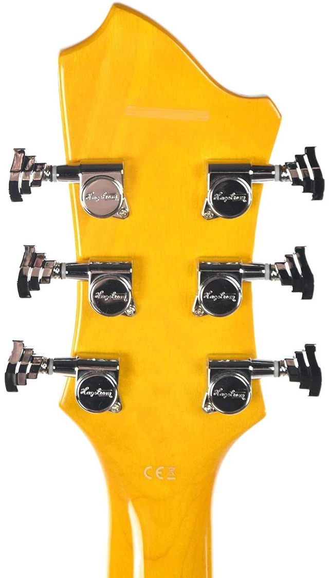 Alt view image 7 of 7 - Hagstrom Super Viking Flame Maple Guitar - Dandy Dandelion, Fender Frontman 10G, Gator GFW-GTR-1000, ErnieBall Cable Bundle