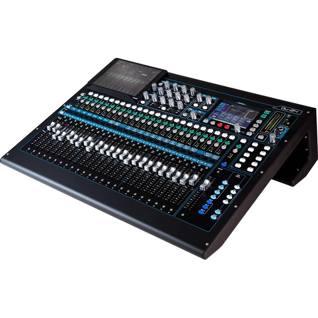 Alt view image 2 of 7 - Allen & Heath Qu-24C Digital Mixer, Decksaver Cover, Dust Cover, (8) XLR Cables Bundle