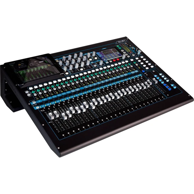 Alt view image 4 of 7 - Allen & Heath Qu-24C Digital Mixer, Decksaver Cover, Dust Cover, (8) XLR Cables Bundle
