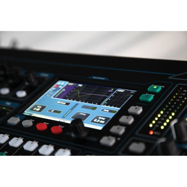 Alt view image 7 of 7 - Allen & Heath Qu-24C Digital Mixer, Decksaver Cover, Dust Cover, (8) XLR Cables Bundle