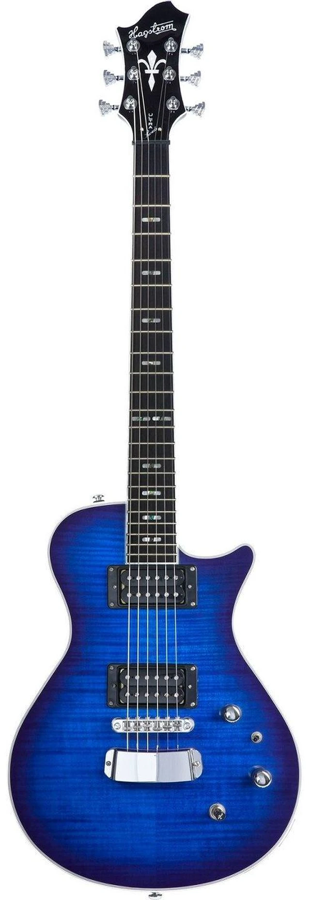 Main image of Hagstrom ULSWE-WDM Ultra Slim Swede 6 String Electric Guitar - Worn Denim