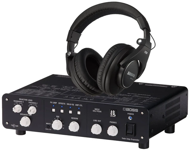 Main image of Boss WAZA Tube Amp Expander, SRH840 Headphones Bundle