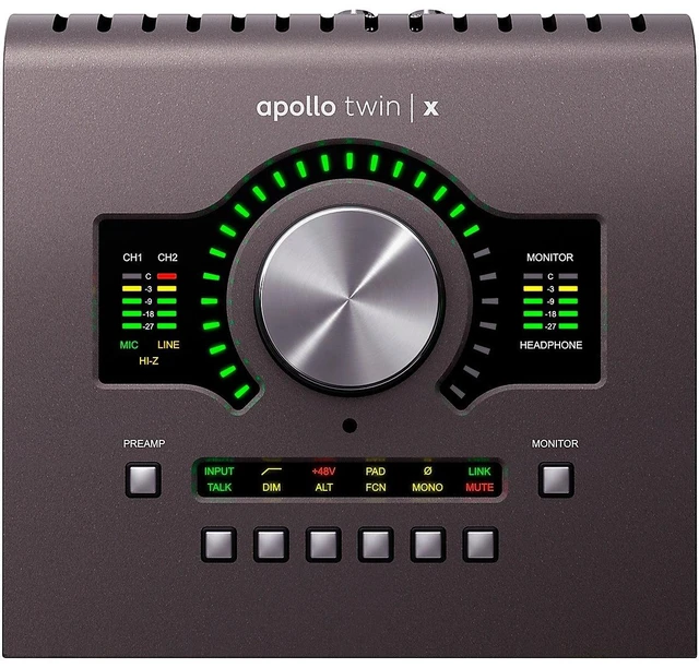 Main image of Universal Audio Apollo Twin X QUAD Heritage Edition - 10x6 Thunderbolt Audio Interface with UAD DSP