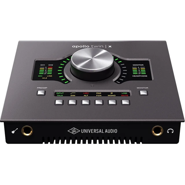 Alt view image 2 of 3 - Universal Audio Apollo Twin X QUAD Heritage Edition - 10x6 Thunderbolt Audio Interface with UAD DSP