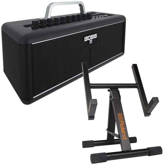 Main image of Boss Katana Air - Wireless Guitar Amp with Boss WL-T Transmitter, Roland RAS-S01 Stand Bundle