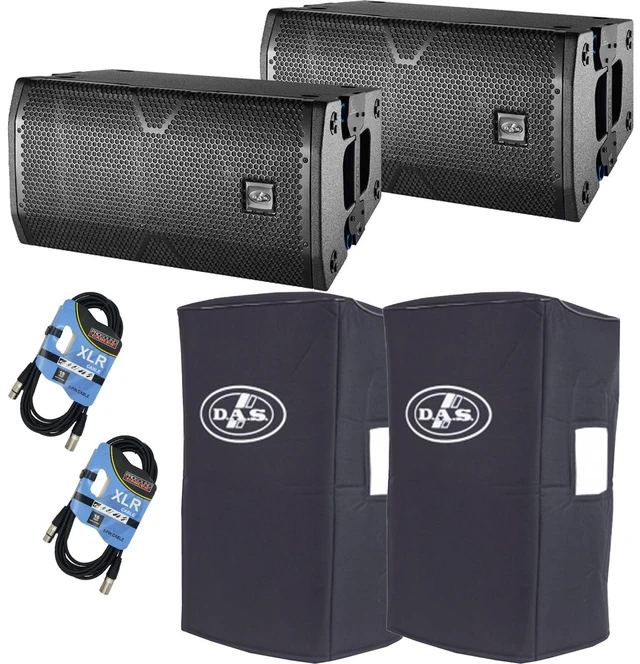 Main image of (2) Das Vantec 20A, (2) CVR-VANTEC20, (2) XLR Cables Bundle