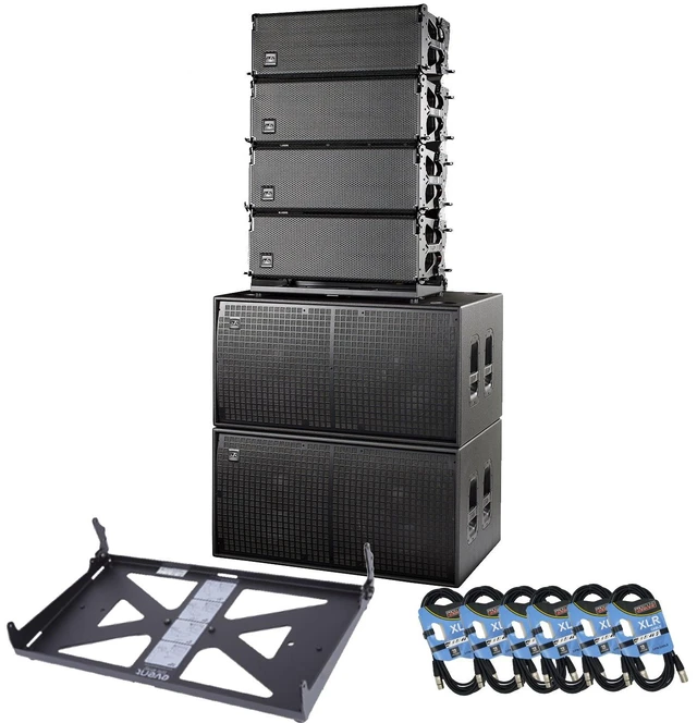 Main image of (4) DAS Event 210A, (2) DAS Event 218A, DAS Audio AXS-Event 210, (6) XLR Cables Bundle