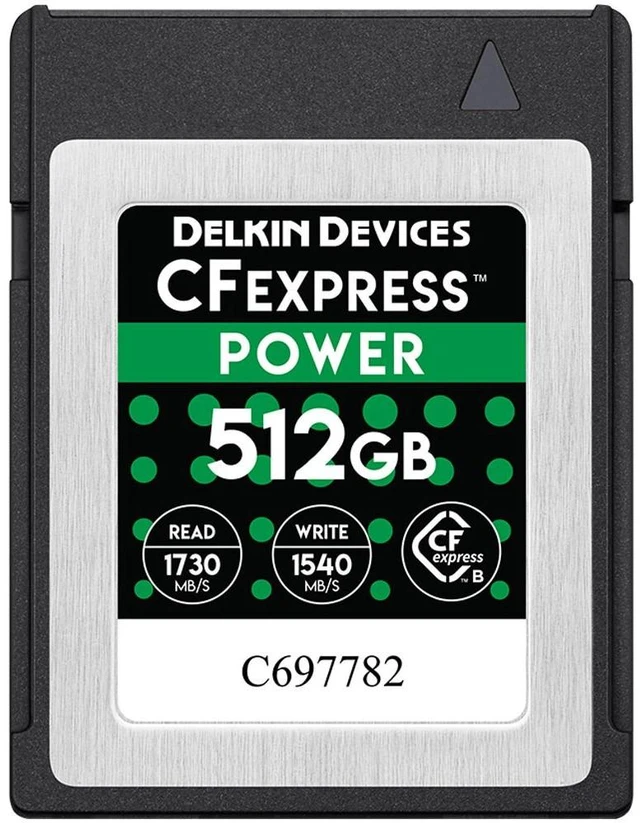 Main image of Delkin Devices 512GB CFexpress POWER Memory Card