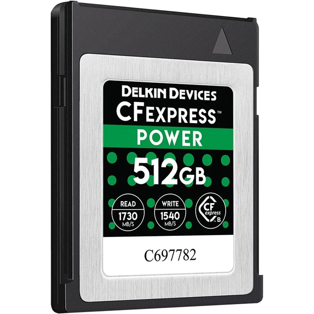 Alt view image 2 of 2 - Delkin Devices 512GB CFexpress POWER Memory Card