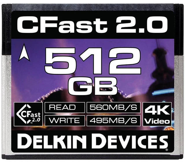 Main image of Delkin Devices 512GB Cinema CFast 2.0 Memory Card