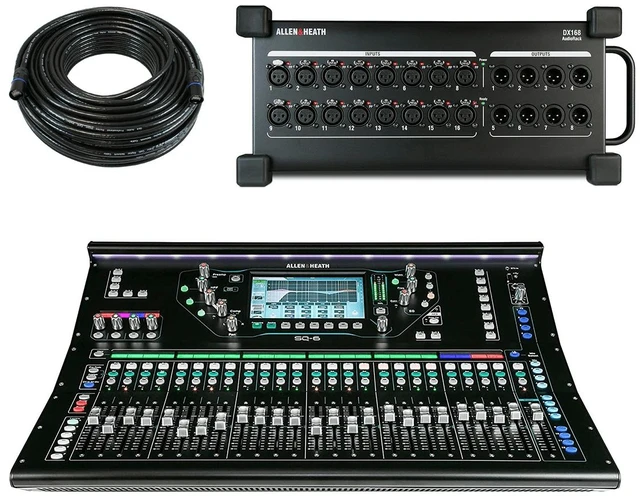 Main image of Allen & Heath SQ-6 - Allen & Heath DX168 - GLS Audio 50-Feet Ethercon Compatible RJ45