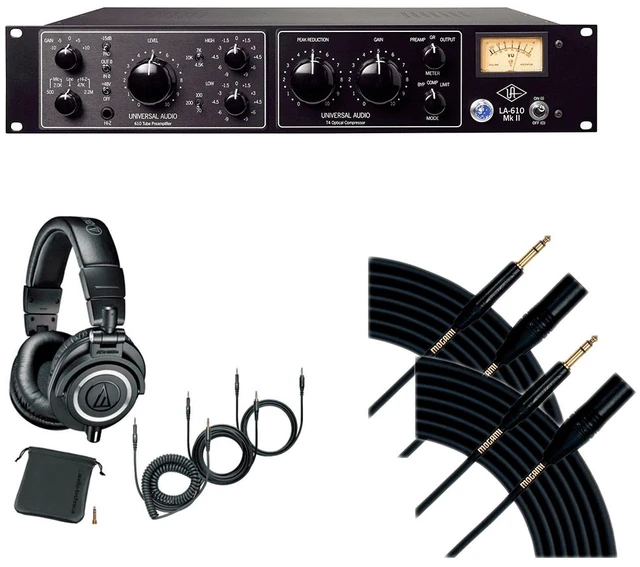 Main image of Universal Audio LA-610 MKII - Audio-Technica ATH M50X - Mogami Gold TRSXLRM-10 (2)