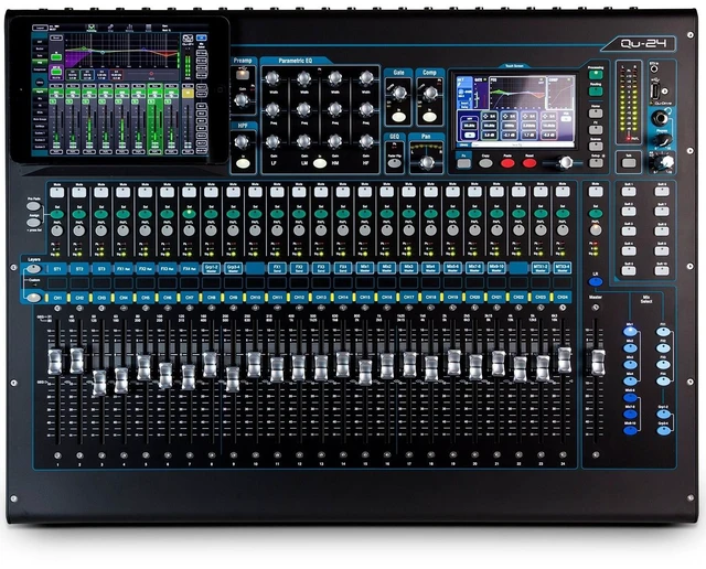 Main image of Allen & Heath Qu-24C 30-In/24-Out Digital Mixer (Chrome Edition)