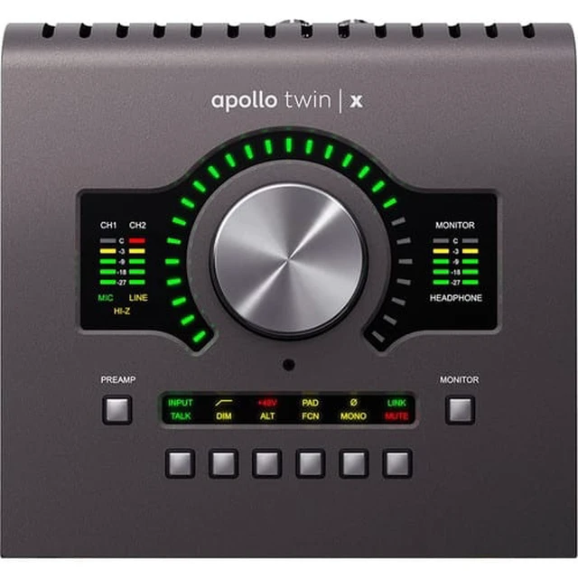 Alt view image 2 of 3 - Universal Audio Apollo Twin X QUAD Thunderbolt 3 Desktop Audio Interface with Real-Time UAD Processing