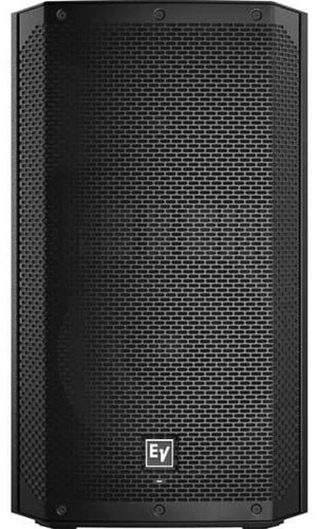 Alt view image 2 of 7 - (2) Electro-Voice ELX200-12P 12" 2-Way Powered Speakers with Blue Cables & Microphone Package