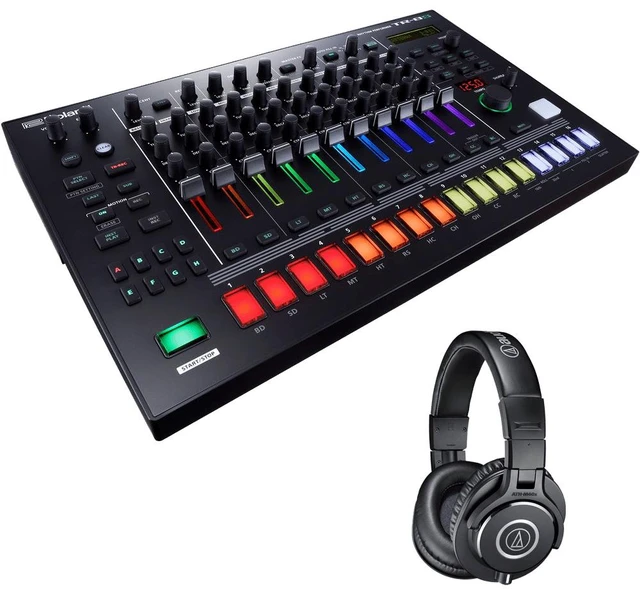 Main image of Roland AIRA TR-8S Rhythm Performer + Audio-Technica ATH-M40x Monitor Headphones (Black)