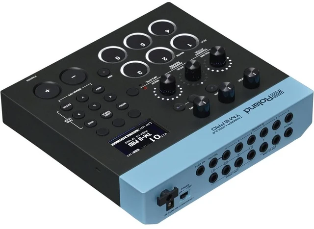 Alt view image 5 of 7 - Roland TM-6 Pro Drum Trigger Module + Audio-Technica ATH-M40x Monitor Headphones and Cables.