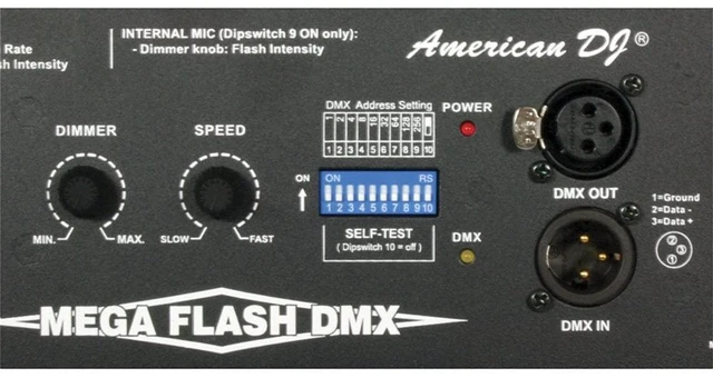 Alt view image 2 of 3 - (2) American DJ Mega Flash DMX 800W Strobe
