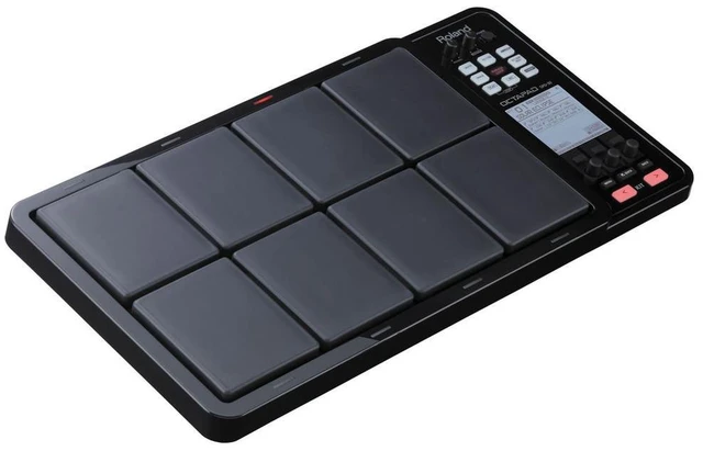 Alt view image 2 of 7 - Roland OCTAPAD SPD-30 Black - GIBRALTAR 6713E Stand - GIBRALTAR SC-EMMP - (2) 1/4 Cables - Drum Sticks