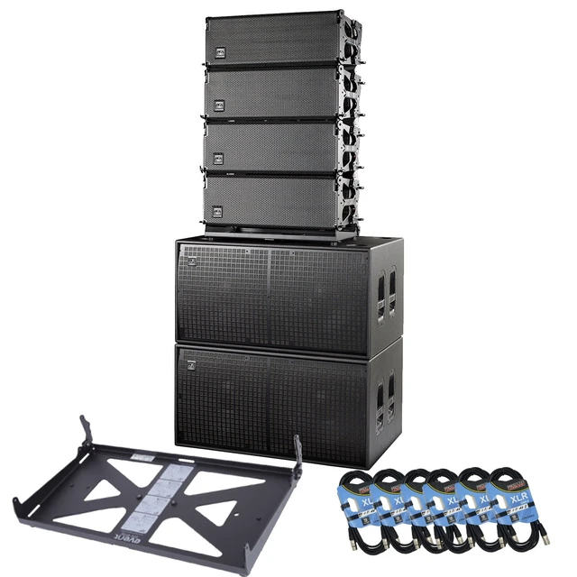Main image of (4) DAS Event 210A, (2) DAS Event 218A, DAS Audio AXS-Event 210, (6) XLR Cables Bundle