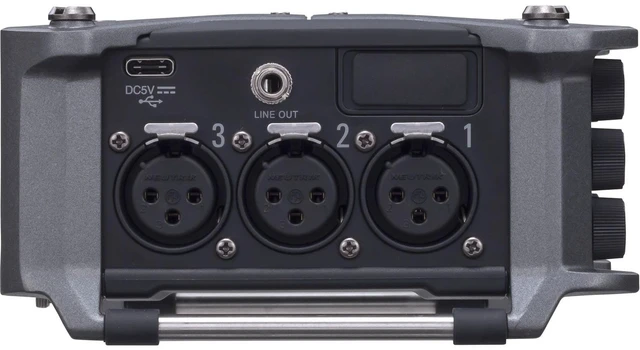 Alt view image 5 of 7 - Zoom F6 6-Input / 14-Track Multitrack, (2) SV100 Mic, Tascam TH02, (2) XLR Cables, SD Card 32GB, Gator GK2110 Bundle
