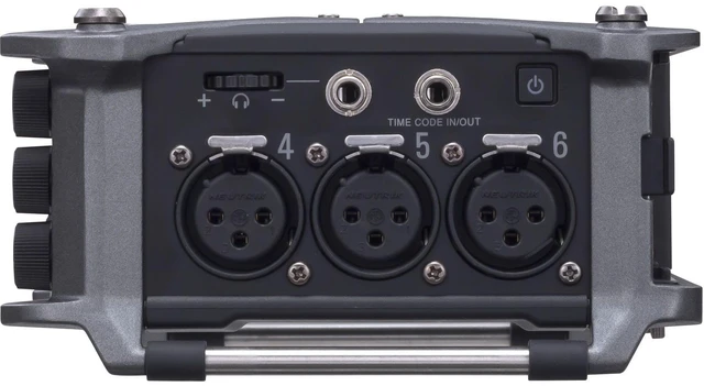 Alt view image 6 of 7 - Zoom F6 6-Input / 14-Track Multitrack, (2) SV100 Mic, Tascam TH02, (2) XLR Cables, SD Card 32GB, Gator GK2110 Bundle