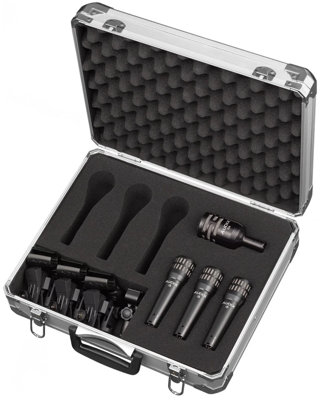 Alt view image 3 of 5 - Audix DP4 Instrument Mic Pack, Audio Technica ATH-M20X Bundle