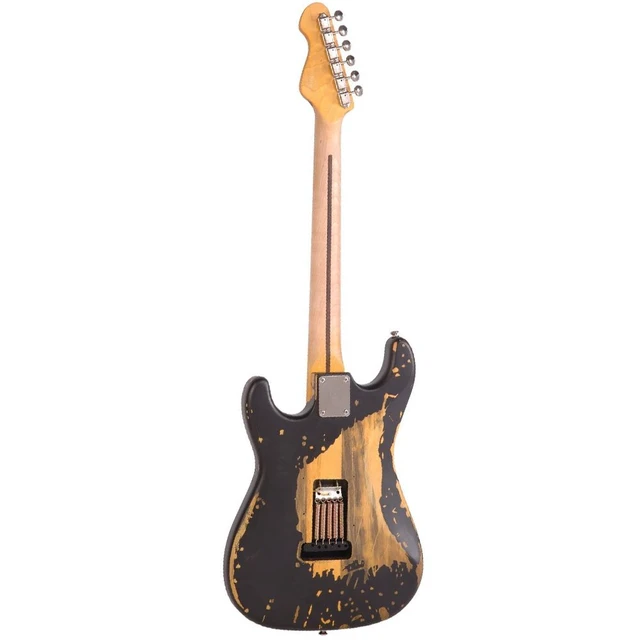 Alt view image 2 of 7 - Vintage V6 ICON Electric Guitar DB Black, Gator GFW-GTR-1000, ErnieBall Cable, ErnieBall P04037 Bundle