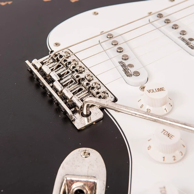 Alt view image 5 of 7 - Vintage V6 ICON Electric Guitar DB Black, Gator GFW-GTR-1000, ErnieBall Cable, ErnieBall P04037 Bundle