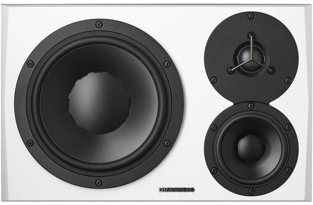 Alt view image 2 of 4 - (2) Dynaudio LYD 48 - 3-Way Speakers (Left/Right - White), Dynaudio 18S (Black) Powered Studio Subwoofer Bundle