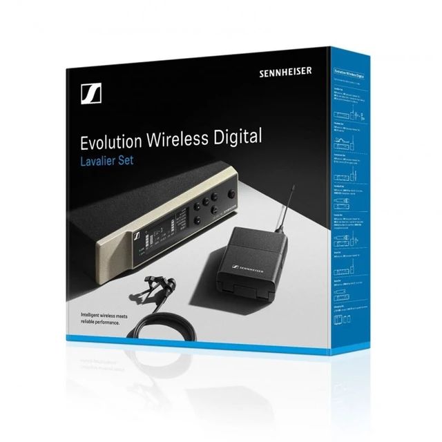 Alt view image 5 of 5 - Sennheiser EW-D ME2 SET Wireless Wireless Omni Lavalier Microphone System (R1-6)
