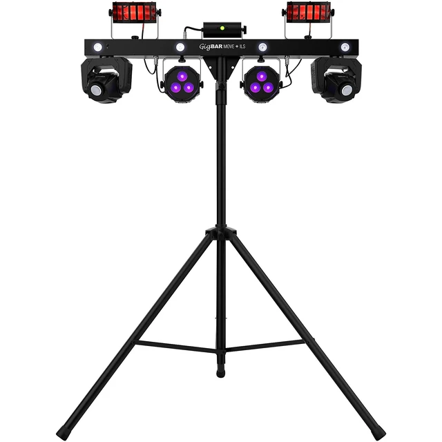 Alt view image 2 of 6 - Chauvet DJ GigBar Move + ILS 5-in-1 LED Lighting System with 2 Moving Heads