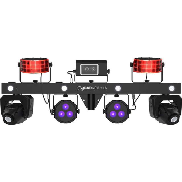 Alt view image 4 of 6 - Chauvet DJ GigBar Move + ILS 5-in-1 LED Lighting System with 2 Moving Heads