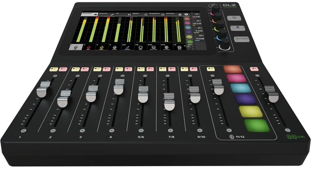 Alt view image 4 of 7 - Mackie DLZ Creator 12-channel Digital Mixer, Presonus HD9, (4) XLR Cables, (4) 1/4 Cables Bundle