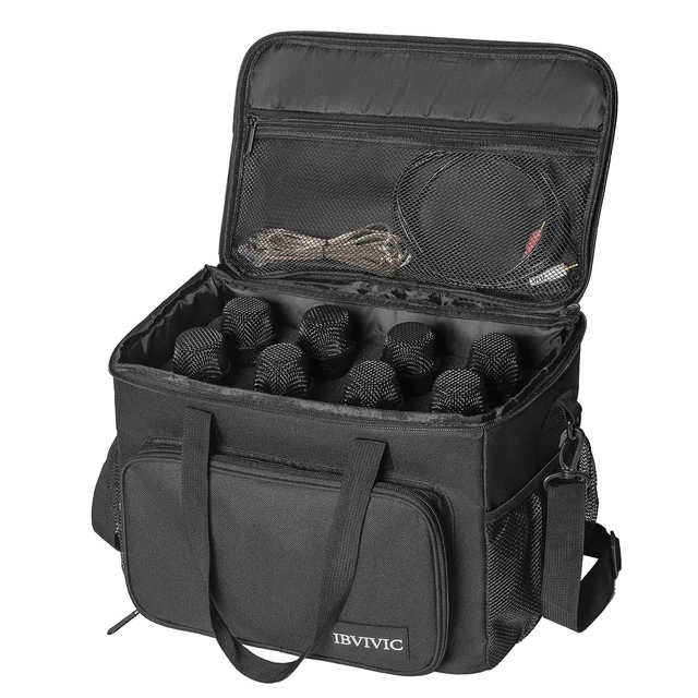 Alt view image 6 of 6 - Sennheiser EW-D ME3 SET Wireless Headset Mic (R1-6), IBVIVIC 8 Slots Wireless Bag Bundle