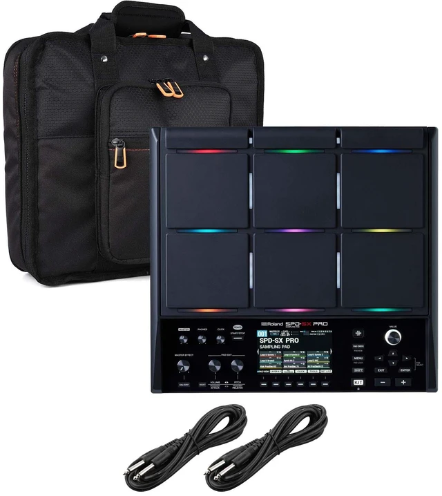 Main image of Roland SPD-SX Pro Sampling Pad, Roland CB-BSPD-SX, (2) 1/4 Cables Bundle