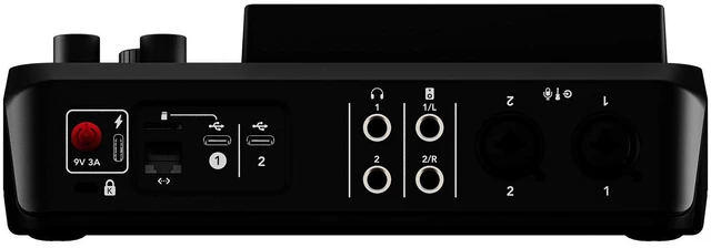 Alt view image 4 of 7 - Rode RodeCaster Duo Streaming Mixer, Rode PodMic, Mic BoomArm, Tascam TH02, XLR Cable Bundle