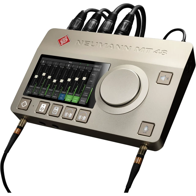 Alt view image 6 of 7 - Neumann MT 48 USB-C Audio Interface, AT ATH-M30X, (2) XLR Cables, (4) 1/4 Cable Bundle
