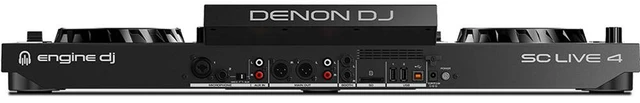 Alt view image 6 of 7 - Denon DJ SC Live 4 Standalone DJ Controller, Decksaver, Tascam TH-02, (2) XLR Cables, Shure SV100 Bundle