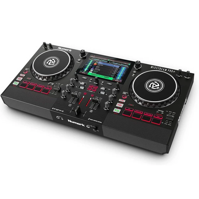 Alt view image 2 of 5 - Numark Mixstream Pro+ Standalone DJ Controller, Gator G-MIXERBAG-2519 Bundle